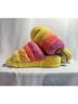Ugg Stripes Multi Color Yellow Pink Orange Sandals Size 7 - photo 4