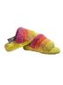 Ugg Stripes Multi Color Yellow Pink Orange Sandals Size 7 - photo 1