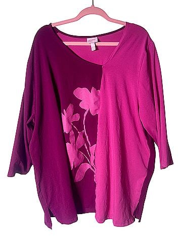Ulla Popken Pure Long Sleeve Top (view 1)