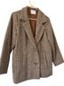 Old Navy Checkered-gingham Brown Black Tan Blazer Size S - photo 2