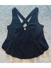 Free People 100% Cotton Black Sleeveless Top Size XL - photo 4