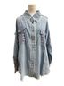 Blue Velvet 100% Cotton Blue Button-Down Shirt Size M - photo 3
