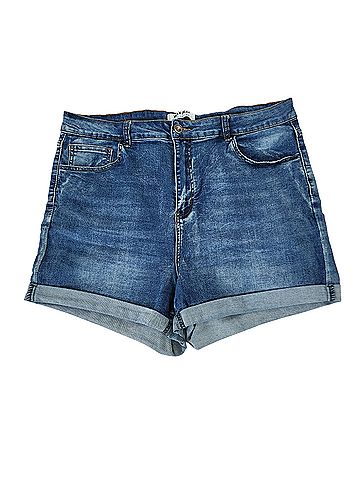 Wax Jean Denim Shorts (view 1)