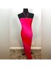Prabal Gurung 100% Polyamide Ombre Red Pink Cocktail Dress Size M - photo 6