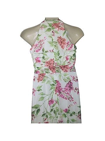 Roz & Ali high-low, halter Casual Dress (view 2)