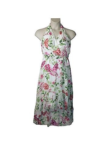 Roz & Ali high-low, halter Casual Dress (view 1)