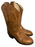 Old West Brown Tan Boots Size 6 1/2 - photo 4