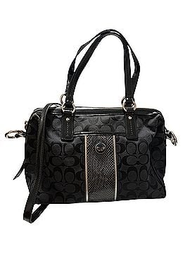 Coach Signature Stripe Python (vintage y2k) Satchel (view 1)