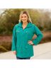 Style&Co 100% Polyester Solid Teal Raincoat Size 1X - photo 3