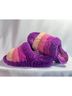 Ugg Stripes Pink Purple Ivory Sandals Size 7 - photo 3