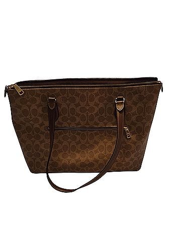 Coach Coach Gallery Tote Bag in Signature Canvas Leather Tote (view 1)
