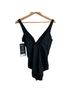 Miraclesuit Solid Black One Piece Swimsuit Size 16 - photo 2