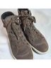Gabor 100% Suede Gray Tan Sneakers Size 9 1/2 - photo 4