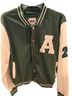 Miss Selfie Green White Jacket Size L - photo 1