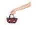 Clare V. Checkered-gingham Red Black Tote One size - photo 1