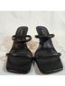 Aqua 100% Leather Black Mule/Clog Size 9 1/2 - photo 3
