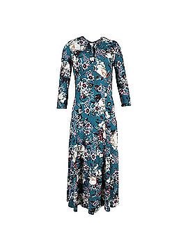 Erdem Erdem Caralina Ponte-Jersey Midi Dress In Floral Print Viscose (view 1)