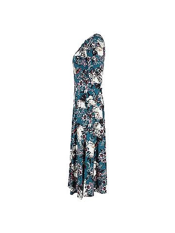 Erdem Erdem Caralina Ponte-Jersey Midi Dress In Floral Print Viscose (view 2)