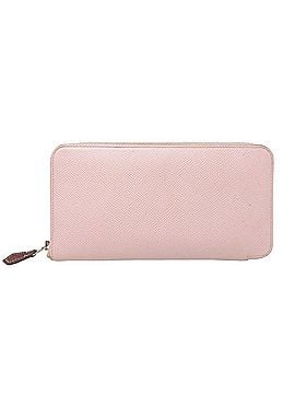 Hermès Hermes Azap Long Silk In W stamp, 2024 model, women's long wallet, Epsom leather, pale mauve. (view 1)