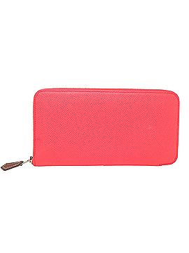 Hermès Hermes Azap Long Silk In Z Stamp 2021 Women's Wallet Epsom Rose Texas (view 1)