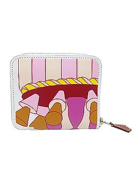 Hermès Hermes Azap Compact Silk In, Z stamp, 2021 model, women's wallet/coin case, Swift leather, Patisserie Française. (view 1)