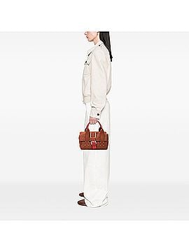Fendi Zucca Canvas Crossword Handbag (view 2)