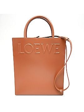 Loewe Loewe Standard Tote A4 Women's Bag A933R18X14 Leather Brown (view 1)