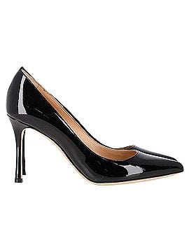 Sergio Rossi Sergio Rossi New Secret Pumps in Black Patent Calf Leather (view 1)