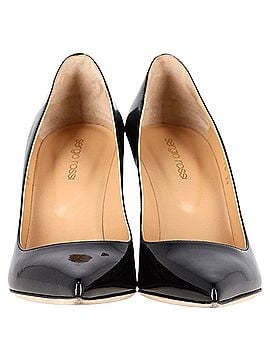 Sergio Rossi Sergio Rossi New Secret Pumps in Black Patent Calf Leather (view 2)