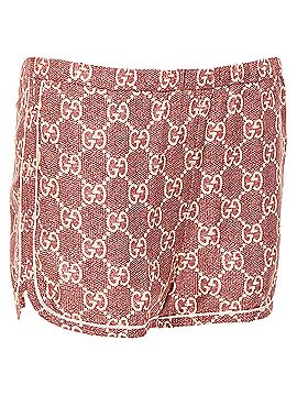 Gucci Gucci silk twill GG Supreme monogram shorts (view 2)