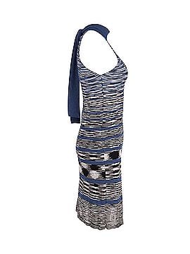 Missoni Missoni Printed Halter Dress in Blue Viscose (view 2)