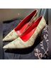 Escada Snake Print Tan White Heels Size EU 40 - photo 6