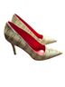 Escada Snake Print Tan White Heels Size EU 40 - photo 1