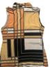 BCBGMAXAZRIA Graphic Multi Color Sleeveless Button-Down Shirt Size XL - photo 2