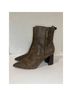 Paige 100% Leather Brown Ankle Boots Size 9 1/2 - photo 8