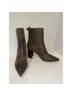 Paige 100% Leather Brown Ankle Boots Size 9 1/2 - photo 4