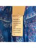 Johnny Was 100% Silk Floral Blue T-Shirt Size S - photo 6