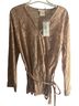 Solitaire Pink Long Sleeve Blouse Size XL - photo 1