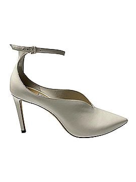 Jimmy Choo Jimmy Choo Sonia 85 Pointy Toe Pumps in White Calf Leather (view 1)