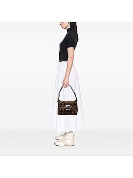 Fendi Zucca Canvas Double Flap Mamma (view 2)
