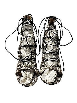Aquazzura Aquazzura Amazon Elaphe 105 Sandals in Python Skin Leather (view 2)
