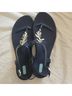 Oka B. Blue Silver Sandals Size 10 - photo 7