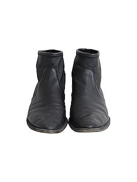 Alexander Wang Alexander Wang Kori Stretch Ankle Boots in Black Leather (view 2)