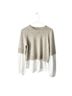 Brochu Walker White Multi Color Cashmere Pullover Sweater Size S - photo 1