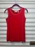 Susan Graver Floral Red 3/4 Sleeve Silk Top Size XXS - photo 6