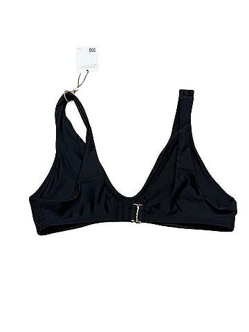 Quince Italian Plunge Bikini Top Swimsuit Top (view 2)