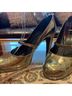 Charles Nolan Silver Gold Heels Size 10 - photo 5