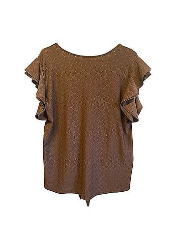 Kim & Cami Short Sleeve Blouse (view 2)