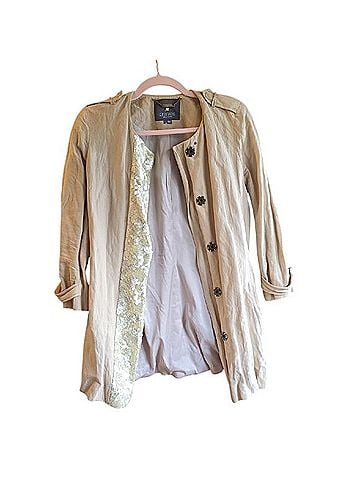 Gryphon New York Sequin Trench Trenchcoat (view 1)