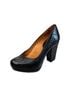 Earthies 100% Patent Leather Snake Print Black Heels Size 6 1/2 - photo 1